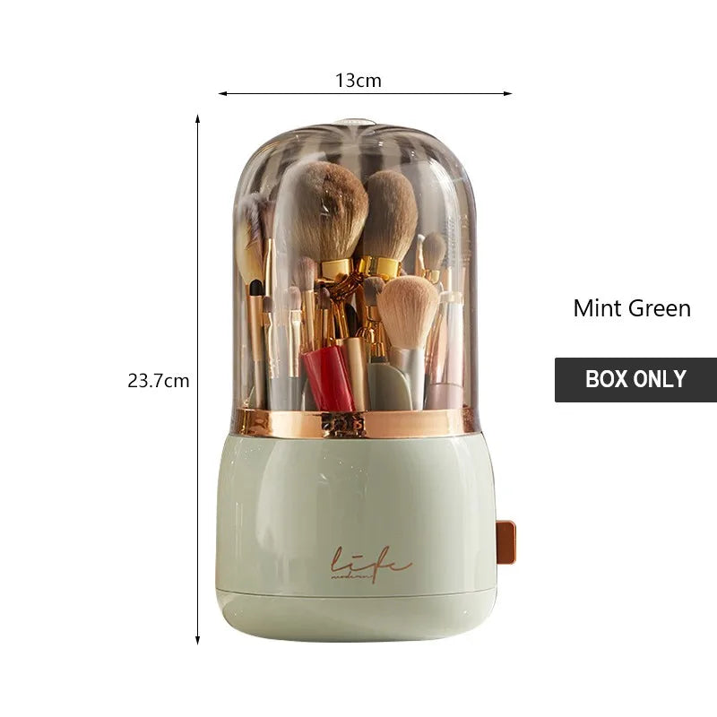 Makeup Storage Organizer with Lid Waterproof Cosmetics Skincare Organizer for Vanity Portable Cosmetics Storage Box for Girls