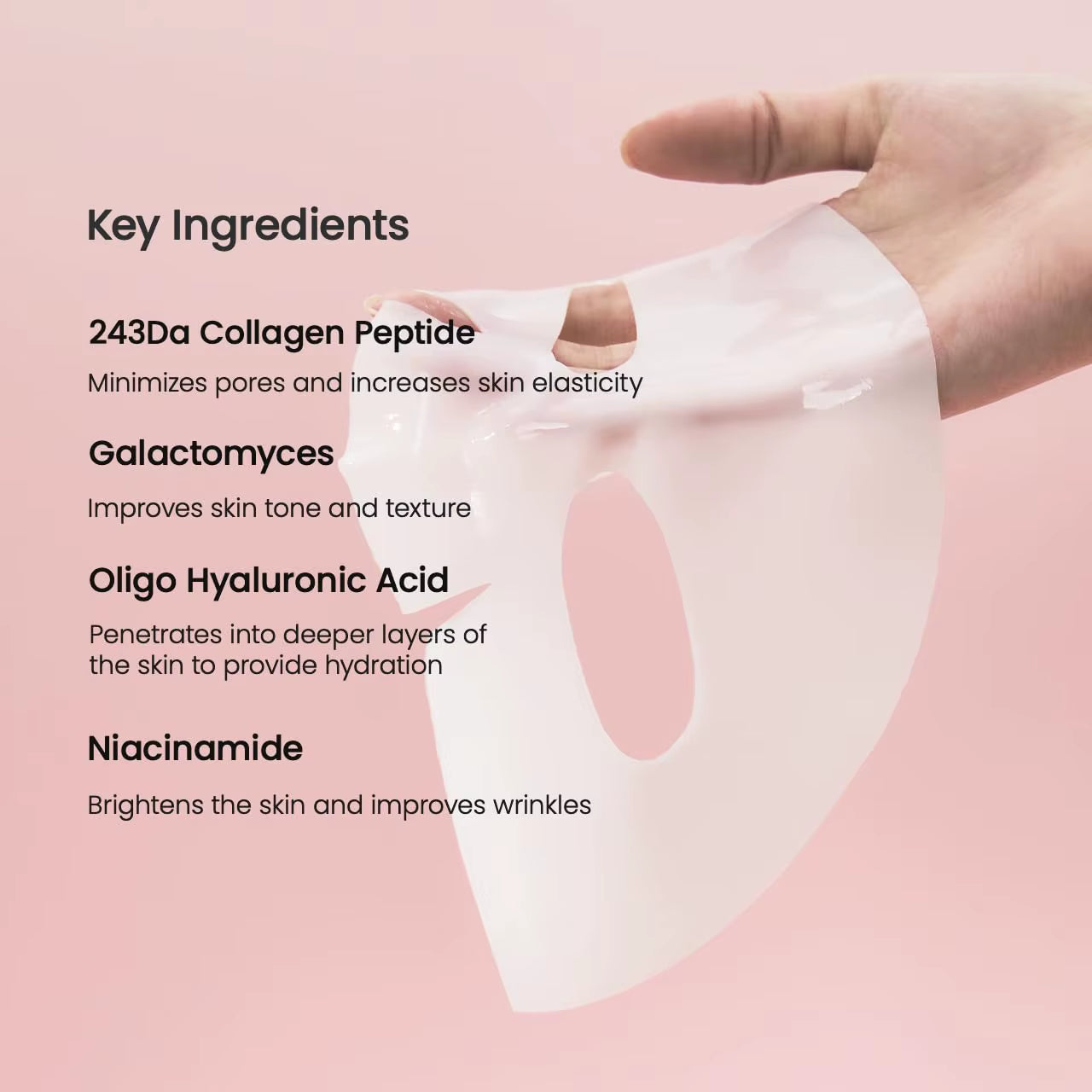 BIODANCE Bio-Collagen Real Deep Mask, Hydrating Overnight Hydrogel Mask, Pore Minimizing, Elasticity Improvement Korean Skincare